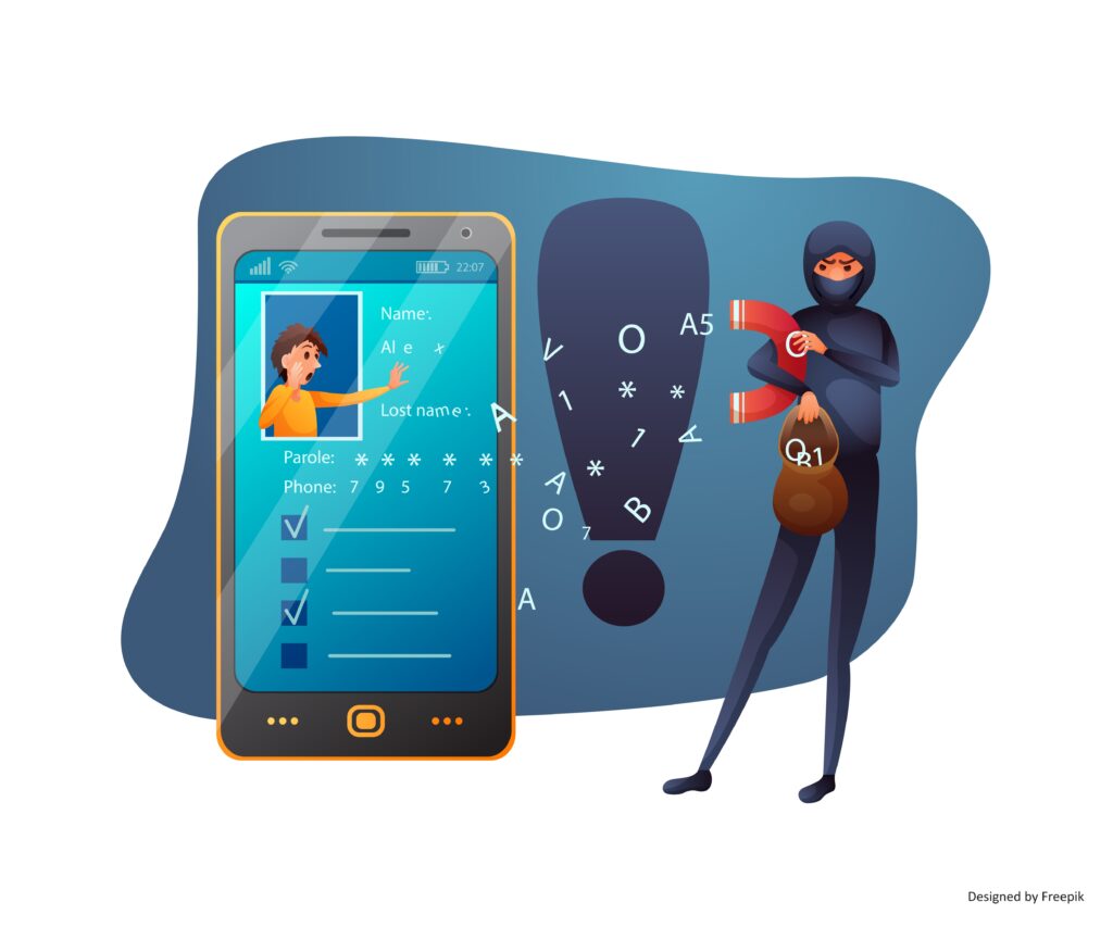 Image representing a victim of identity theft.